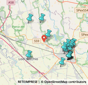 Mappa Via Emilia, 26836 Montanaso Lombardo LO, Italia (4.42176)