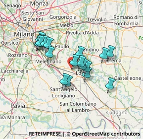 Mappa Via Emilia, 26836 Montanaso Lombardo LO, Italia (11.12222)