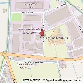 Mappa Via del Benessere, 13, 27010 Siziano, Pavia (Lombardia)