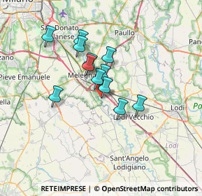 Mappa Via Giuseppe Garibaldi, 20070 San Zenone al Lambro MI, Italia (5.06917)