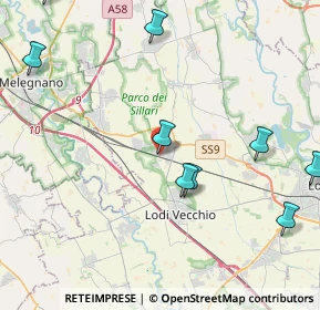 Mappa Via Libertà, 26838 Tavazzano con Villavesco LO, Italia (6.35714)