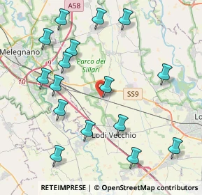 Mappa Via Libertà, 26838 Tavazzano con Villavesco LO, Italia (4.59438)