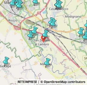 Mappa 20070 San Zenone al Lambro MI, Italia (2.944)