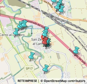 Mappa Via E. Fermi, 20070 San Zenone al Lambro MI, Italia (0.993)