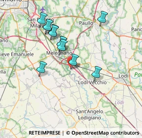 Mappa 20070 San Zenone al Lambro MI, Italia (6.85833)