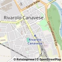 Map Rivarolo Canavese