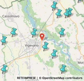 Mappa Viale Piemonte, 27029 Vigevano PV, Italia (6.28875)