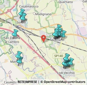 Mappa Via Eduardo De Filippo, 26838 Tavazzano con Villavesco LO, Italia (2.1985)