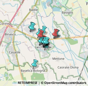 Mappa Via Fratelli Rosselli, 20084 Lacchiarella MI, Italia (0.7495)