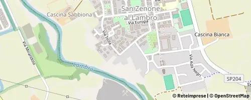 Mappa San Zenone al Lambro