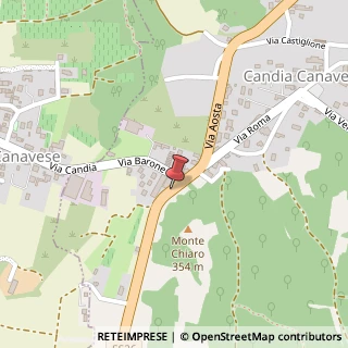 Mappa Via roma 45, 10010 Candia Canavese, Torino (Piemonte)