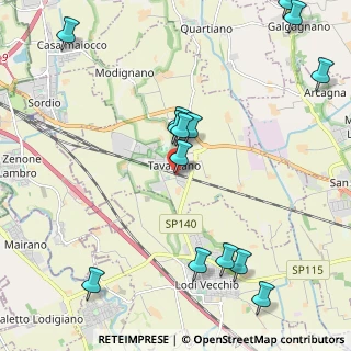 Mappa Tavazzano Con Villavesco, 26838 Tavazzano con Villavesco LO, Italia (2.595)