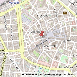 Mappa Via Fratelli Bandiera, 5, 13100 Vercelli, Vercelli (Piemonte)