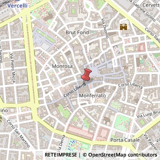 Mappa Corso Libertà, 134, 13100 Vercelli, Vercelli (Piemonte)