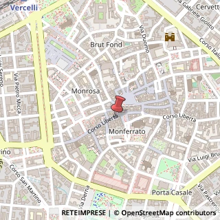 Mappa Corso Libertà, 130, 13100 Vercelli, Vercelli (Piemonte)