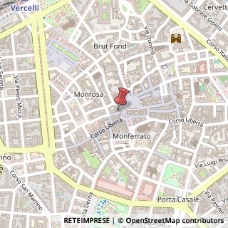 Mappa Via Costantino Nigra, 4, 13100 Vercelli, Vercelli (Piemonte)