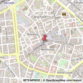 Mappa Corso Libertà, 125, 13100, 13100 Vercelli, Vercelli (Piemonte)