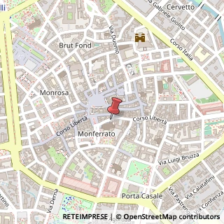 Mappa Via San Paolo, 18, 13100 Vercelli, Vercelli (Piemonte)