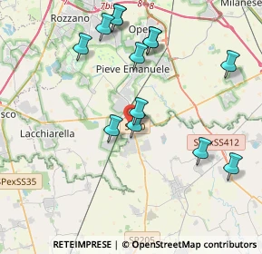 Mappa Strada Provinciale, 27010 Siziano PV, Italia (4.12154)