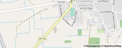 Mappa Gravellona Lomellina