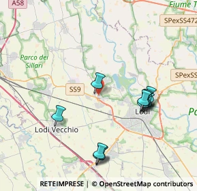 Mappa Centro commerciale San Grato, 26836 Montanaso Lombardo LO, Italia (3.92364)