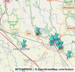 Mappa Centro commerciale San Grato, 26836 Montanaso Lombardo LO, Italia (5.10636)