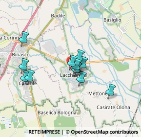 Mappa Via Molise, 20084 Lacchiarella MI, Italia (1.4425)