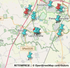 Mappa Via Molise, 20084 Lacchiarella MI, Italia (4.21125)