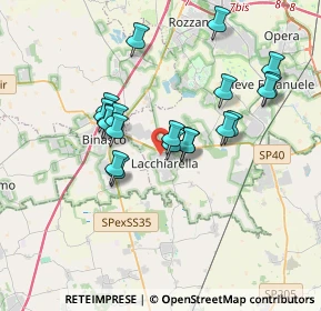 Mappa Via Molise, 20084 Lacchiarella MI, Italia (3.173)