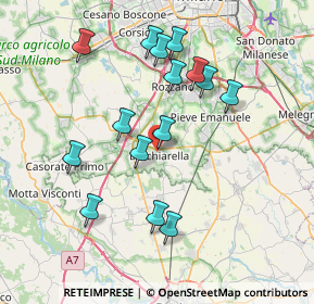 Mappa Via Molise, 20084 Lacchiarella MI, Italia (7.29)