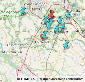 Mappa Via Molise, 20084 Lacchiarella MI, Italia (7.24333)