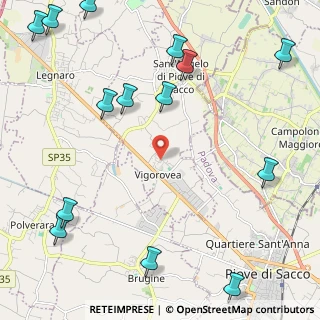 Mappa Via dei Roveri, 35020 Sant'Angelo di Piove di Sacco PD, Italia (3.15357)