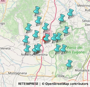 Mappa Via Umberto I°, 36020 Agugliaro VI, Italia (6.32474)