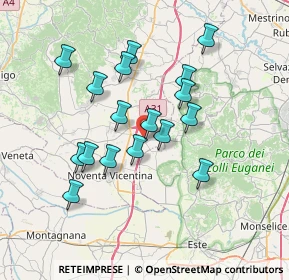 Mappa Via Umberto I°, 36020 Agugliaro VI, Italia (6.36412)