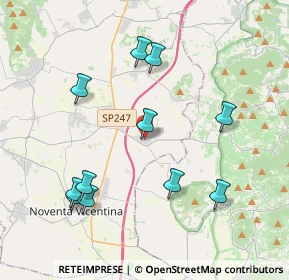 Mappa Via Umberto I°, 36020 Agugliaro VI, Italia (4.15)