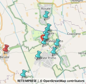 Mappa Via Pietro Orlandi, 20080 Bubbiano MI, Italia (1.86545)