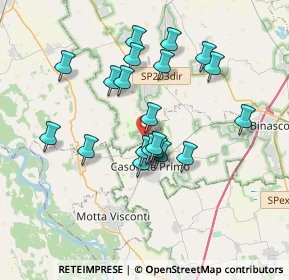 Mappa Via Pietro Orlandi, 20080 Bubbiano MI, Italia (3.137)