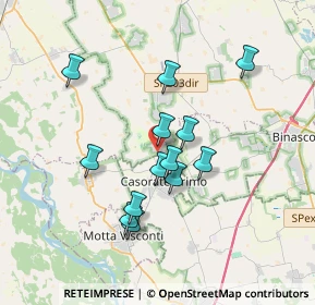 Mappa Via Pietro Orlandi, 20080 Bubbiano MI, Italia (3.05077)
