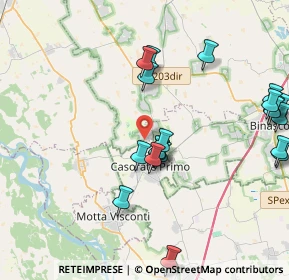 Mappa Via Pietro Orlandi, 20080 Bubbiano MI, Italia (4.555)