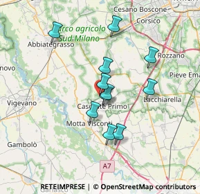 Mappa Via Pietro Orlandi, 20080 Bubbiano MI, Italia (5.65909)