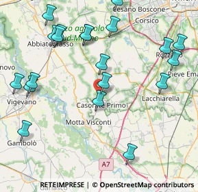 Mappa Via Pietro Orlandi, 20080 Bubbiano MI, Italia (9.9155)