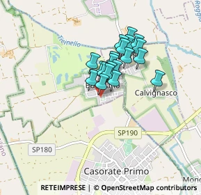 Mappa Via Pietro Orlandi, 20080 Bubbiano MI, Italia (0.5835)
