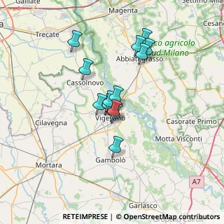 Mappa Via Pier Luigi Albini, 27029 Vigevano PV, Italia (5.09286)