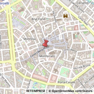 Mappa Corso Libertà, 144, 13100 Vercelli, Vercelli (Piemonte)