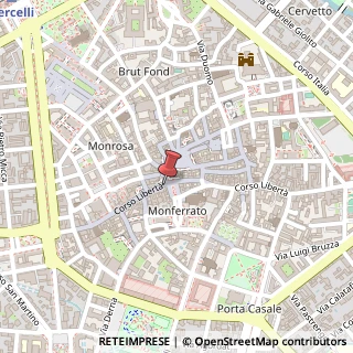 Mappa Corso Libertà, 142, 13100, 13100 Vercelli, Vercelli (Piemonte)