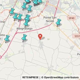 Mappa Via Cavour, 35020 Casalserugo PD, Italia (6.7795)