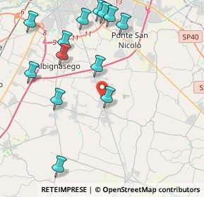 Mappa Via Cavour, 35020 Casalserugo PD, Italia (4.81923)