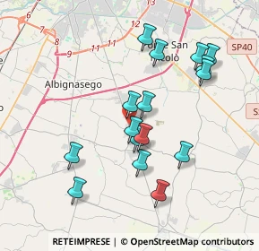Mappa Via Cavour, 35020 Casalserugo PD, Italia (3.57063)