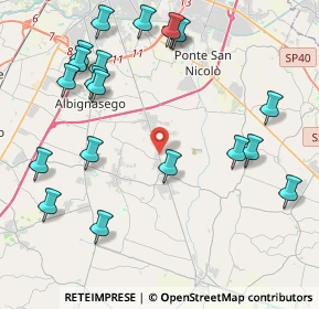 Mappa Via Cavour, 35020 Casalserugo PD, Italia (5.008)