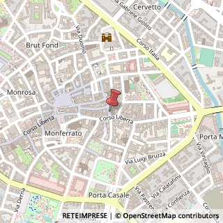 Mappa Via Elia Emanuele Fo?, 6, 13100 Vercelli, Vercelli (Piemonte)